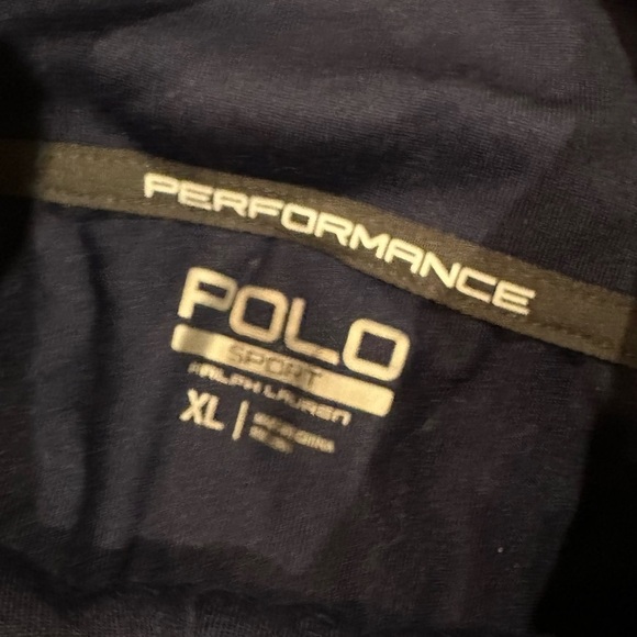 EUC Men’s XL POLO performance sport shirt top athletic active LS zip RL casual - Picture 3 of 6